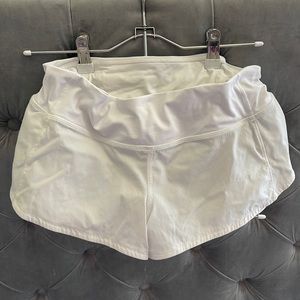 Lululemon white athletic shorts!!